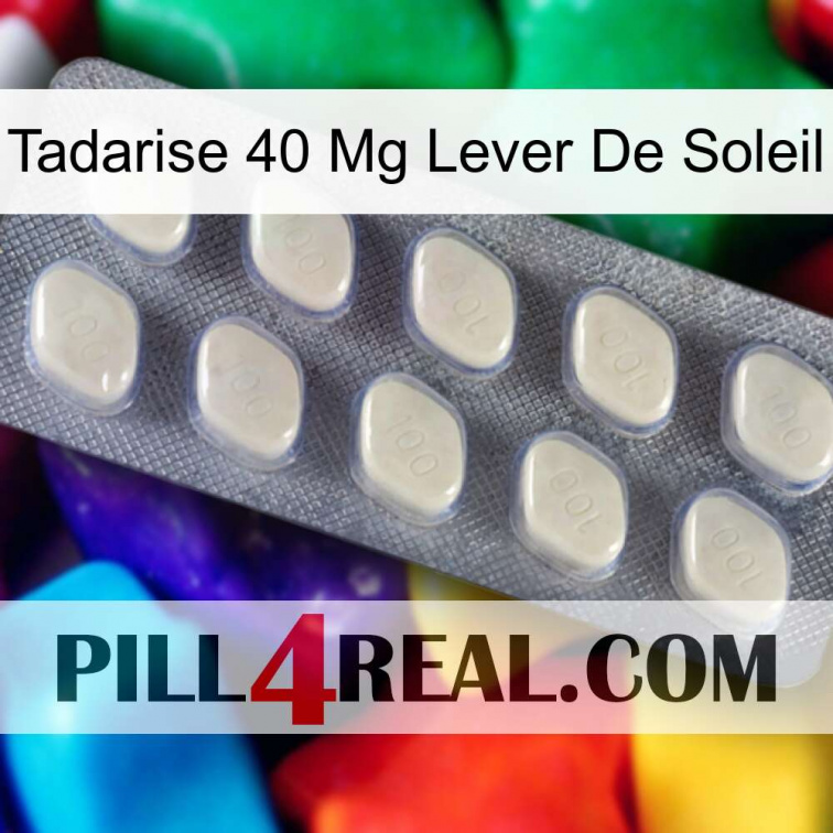 Tadarise 40 Mg Sunrise 08
